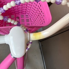 【引取限定商品】ミニーマウスポルカドット　アイデス　16インチの自転車の画像