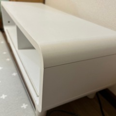 テレビ台　白の画像