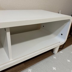 テレビ台　白の画像