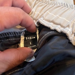 🉐古着　SHEIN　チェックのパンツの画像
