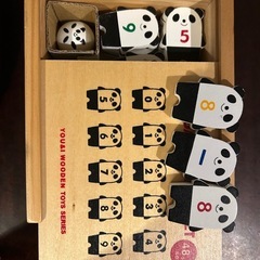 パンダドミノセットの画像