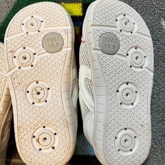 IFME 上履き 3足セット 16cm 16.5cm 17.5cm 上靴 保育園 幼稚園 入園 白の画像