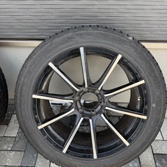 22インチ 9.5j ＋20 6H 139.7 285/45/22 エルフォード ソニックアート プラド アメ車 エスカレード タホ サバーバン ホイールセットの画像