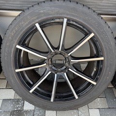 22インチ 9.5j ＋20 6H 139.7 285/45/22 エルフォード ソニックアート プラド アメ車 エスカレード タホ サバーバン ホイールセットの画像