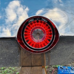 ダンプ用大型リヤバンパー　ステンレス製の画像