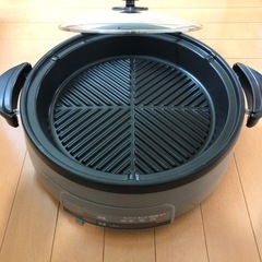 象印◆グリルなべ◆焼肉プレート付◆電気鍋 鍋の画像