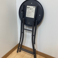 ニトリ　折りたたみスツール　グレーの画像
