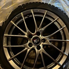    冬タイヤ スタッドレス ホイールセット  4本セット18インチブリザックVRX2 225/45/18 90Qの画像