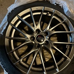    冬タイヤ スタッドレス ホイールセット  4本セット18インチブリザックVRX2 225/45/18 90Qの画像