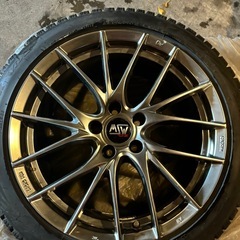    冬タイヤ スタッドレス ホイールセット  4本セット18インチブリザックVRX2 225/45/18 90Qの画像