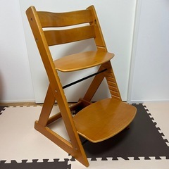 グローアップチェア ナチュラル 弘益 KOEKIベビーチェア 木製 ハイチェア 椅子 の画像