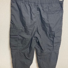 UNIQLO ワイドフィットパラシュートカーゴパンツ Mサイズ ブラックの画像