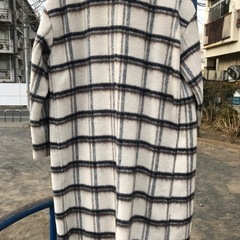 新品未使用、シャギーロングコートの画像