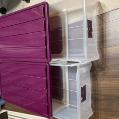 衣装ケース２個の画像