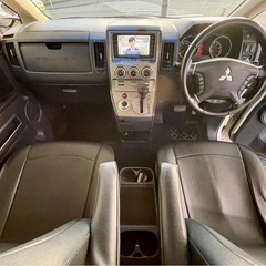 車検R8年11月まで‼️平成19年式★三菱★デリカD5★Gプレミアム★純正ナビテレビ★アルパインフリップダウンモニター★両側パワースライドドア★電動リアゲート★社外シートカバー★の画像