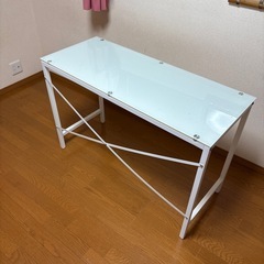 値下げしました！ガラステーブルの画像