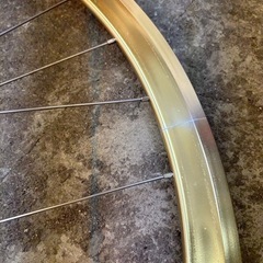 ［自転車専門店］USEDパーツ☆トラック完組ホイール（前輪）・DURA-ACEハブの画像