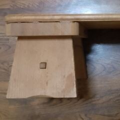 木製踏み台の画像