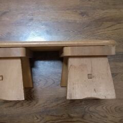 木製踏み台の画像