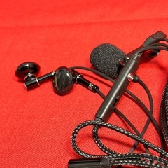 【新品】イヤホンマイク ブラックの画像