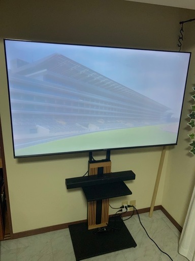 【総額17万円】【11/25まで】テレビ一式 65インチ 使用期間1年半