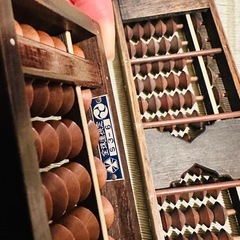 そろばん　木製　２個セットの画像
