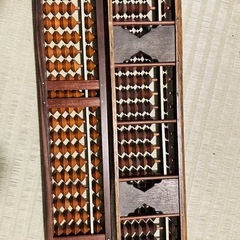 そろばん　木製　２個セットの画像