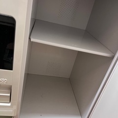 キッチン棚　レンジ台　コンセント、米びつ付き！の画像