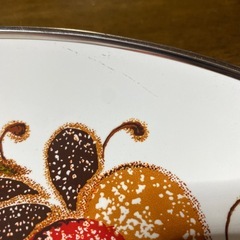 ホーロー  丸皿の画像