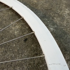 ［自転車専門店］USEDパーツ☆トラック完組ホイール（後輪）・DURA-ACEハブの画像