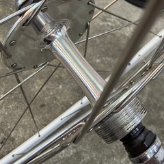 ［自転車専門店］USEDパーツ☆トラック完組ホイール（後輪）・DURA-ACEハブの画像