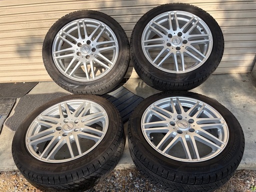 冬タイヤ 17インチ ✳️ ブリヂストン製ブリザック VRX3 ✳️ 225/45R17 アルミ付きバリ山４本組