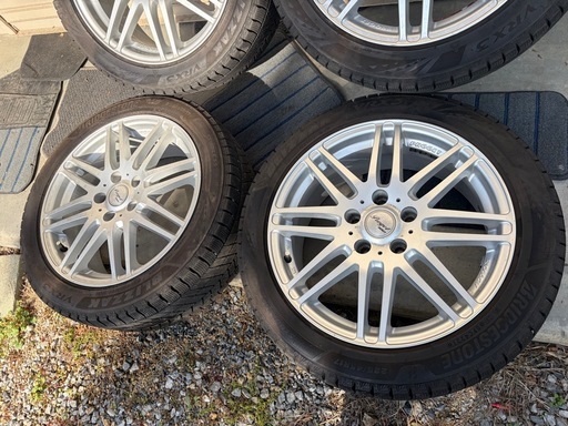 冬タイヤ 17インチ ✳️ ブリヂストン製ブリザック VRX3 ✳️ 225/45R17 アルミ付きバリ山４本組