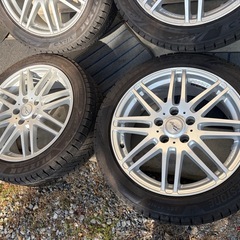 冬タイヤ 17インチ ✳️ ブリヂストン製ブリザック VRX3 ✳️ 225/45R17 アルミ付きバリ山４本組の画像