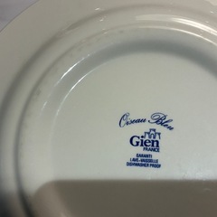 ジアン プレート オワゾブルー 27cmの画像