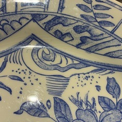 ジアン プレート オワゾブルー 27cmの画像