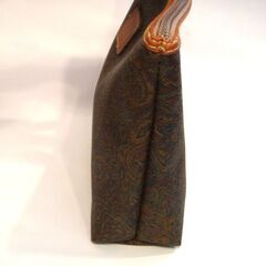 i santi イサンティ イタリア製 ペイズリー柄 PVC クラッチバッグの画像