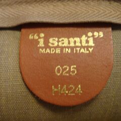 i santi イサンティ イタリア製 ペイズリー柄 PVC クラッチバッグの画像