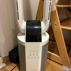 羽なしタワーファン（空気清浄機＋加湿器搭載）の画像