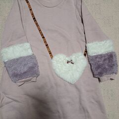 女の子　ワンピース100　スリーパー130の画像