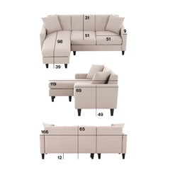 組み換え自由　3人掛けソファ 値下げ検討しますの画像