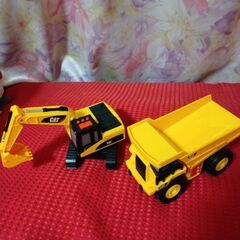 建設土木車両　10台セット＆おまけミニカー5台付き（袋）の画像