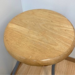 木製折りたたみスツールの画像