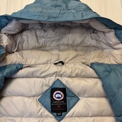 CANADA GOOSE ダウンコート レディース ブルーグレー XSの画像