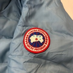 CANADA GOOSE ダウンコート レディース ブルーグレー XSの画像