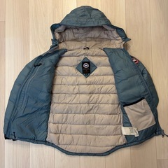 CANADA GOOSE ダウンコート レディース ブルーグレー XSの画像