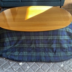 無印良品こたつ布団 楕円形180 x 237 cmの画像