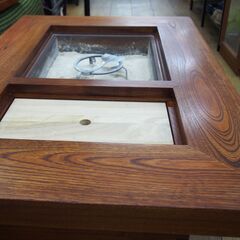  総欅　欅　けやき　欅作り  囲炉裏テーブル   エキスパート藤沢辻堂店の画像