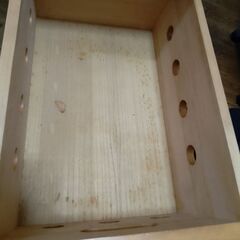 キッチン木製ストッカー 4段の画像