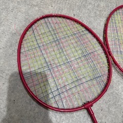 バドミントンラケット　2本の画像